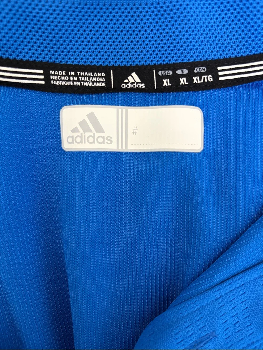 adidas Men's UCLA Royal Blue Polo with White Trim